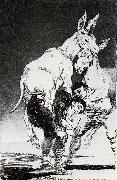 Francisco Goya Tu que no puedes oil on canvas